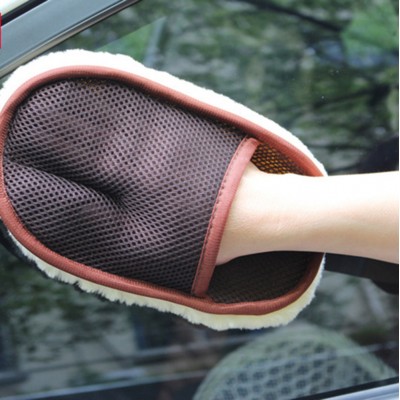 Multi-Purpose Car Cleaning Sponge Glove, Microfiber Car Wash Glove Cloth for Car Washing Dust Windows Motor Car Cleaning Mitt Cleaner Polishing Cloth Esg12940